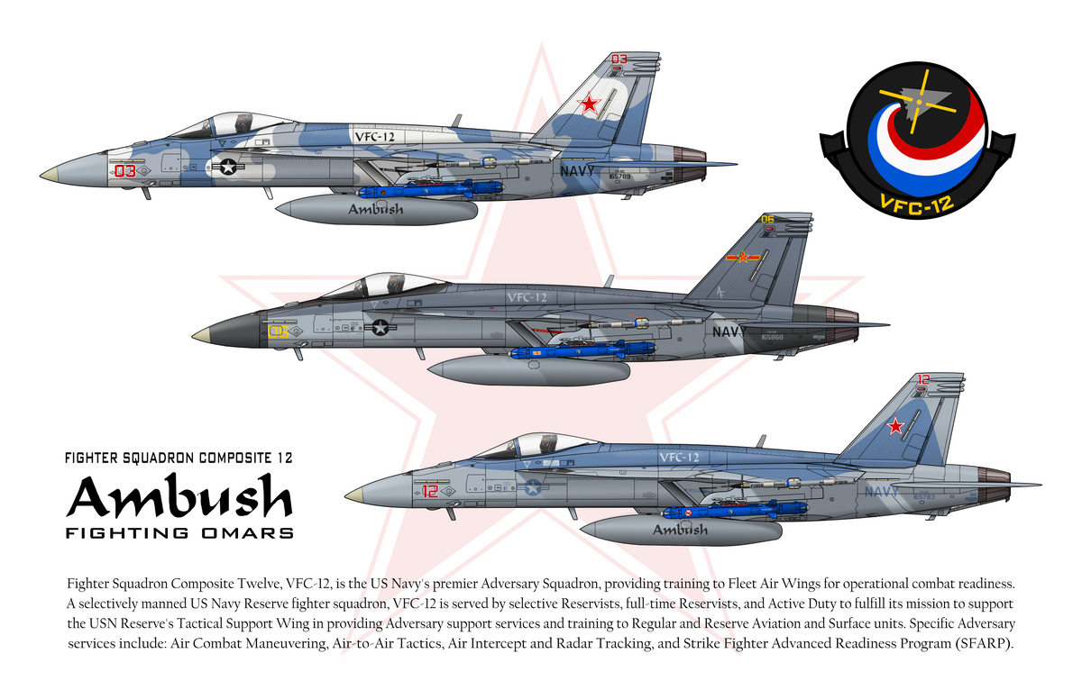 VFC-12 - Adversary Super Hornets – Third Offset Designs