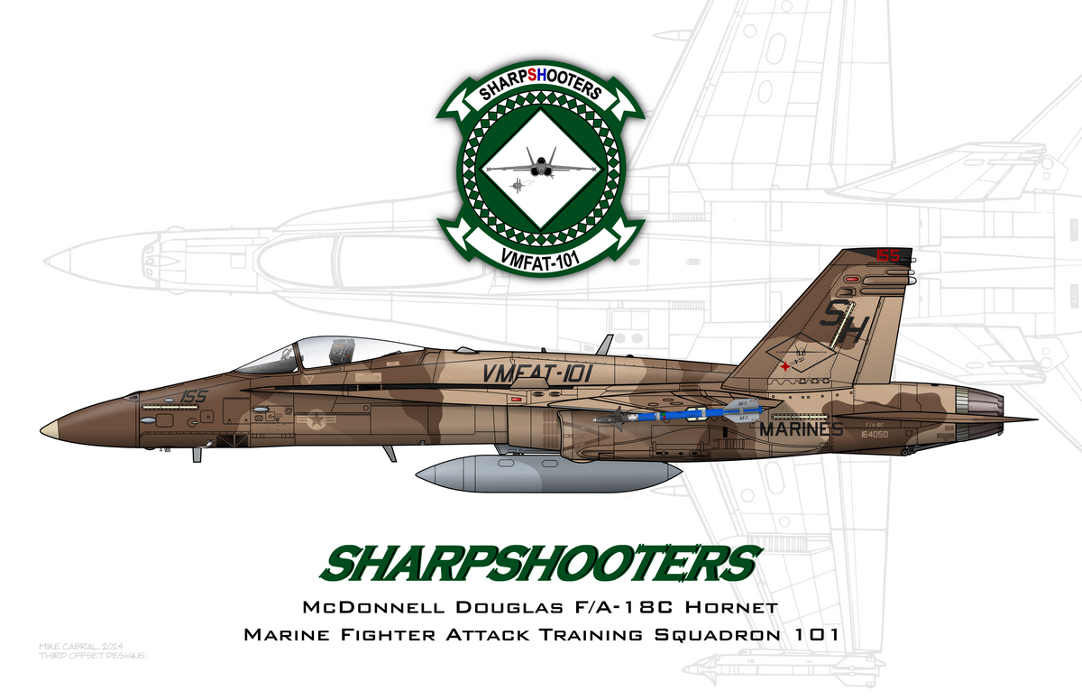 VMFAT-101 - F-18C Desert Adversary – Third Offset Designs
