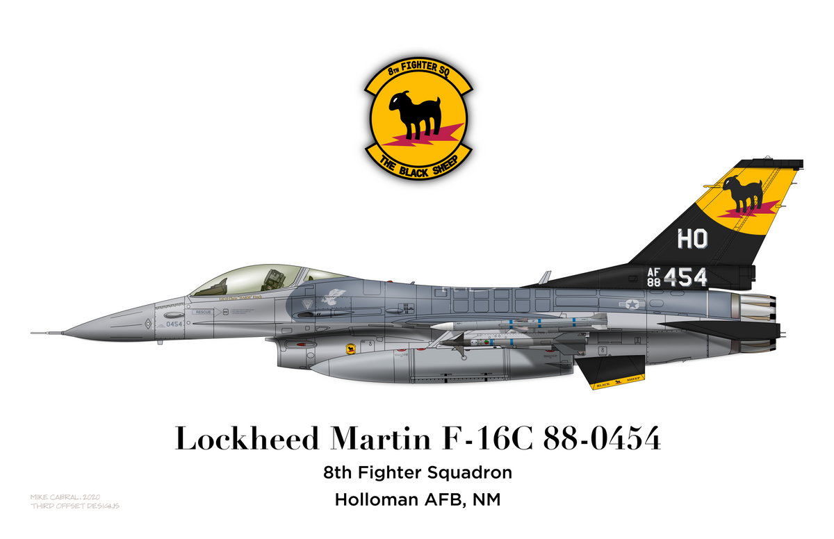 Holloman AFB - F-16 Flagships – Third Offset Designs