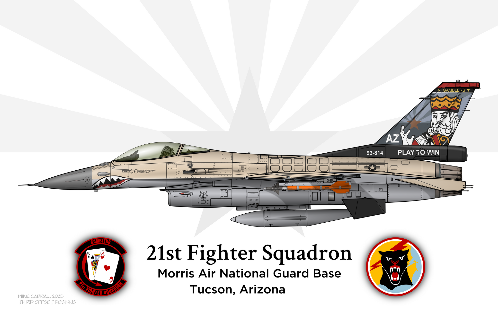 21st Fighter Squadron - Play to Win! – Third Offset Designs