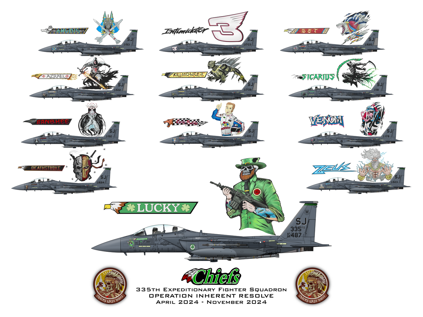 335th Chiefs - Deployment 2024
