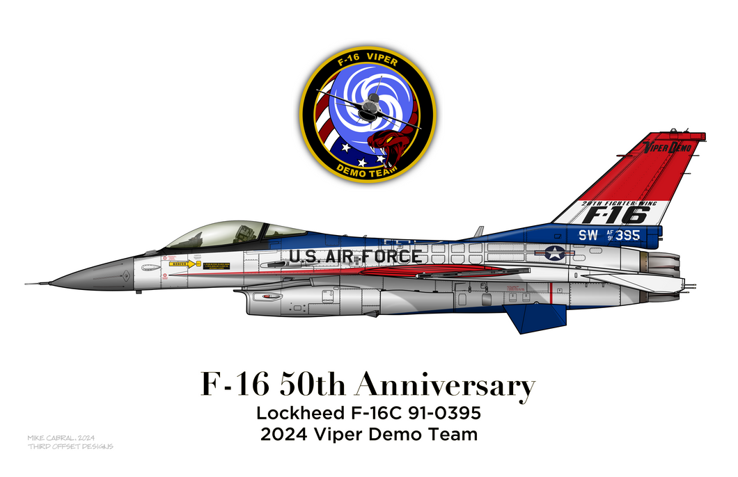 F-16 Demo Team 2024 - 50th Anniversary