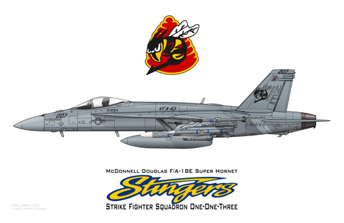 VFA-113 - Stingers - F/A-18E