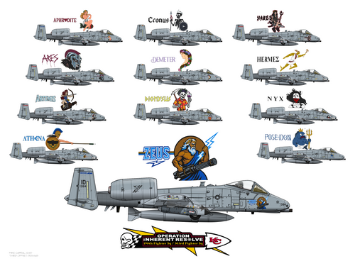 OIR Warthogs - 190FS and 303FS Deployed A-10s - 2025