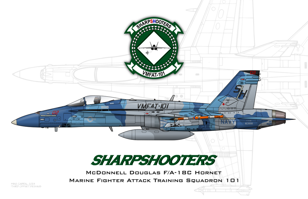 VMFAT-101 - F-18C Blue Flanker Adversary