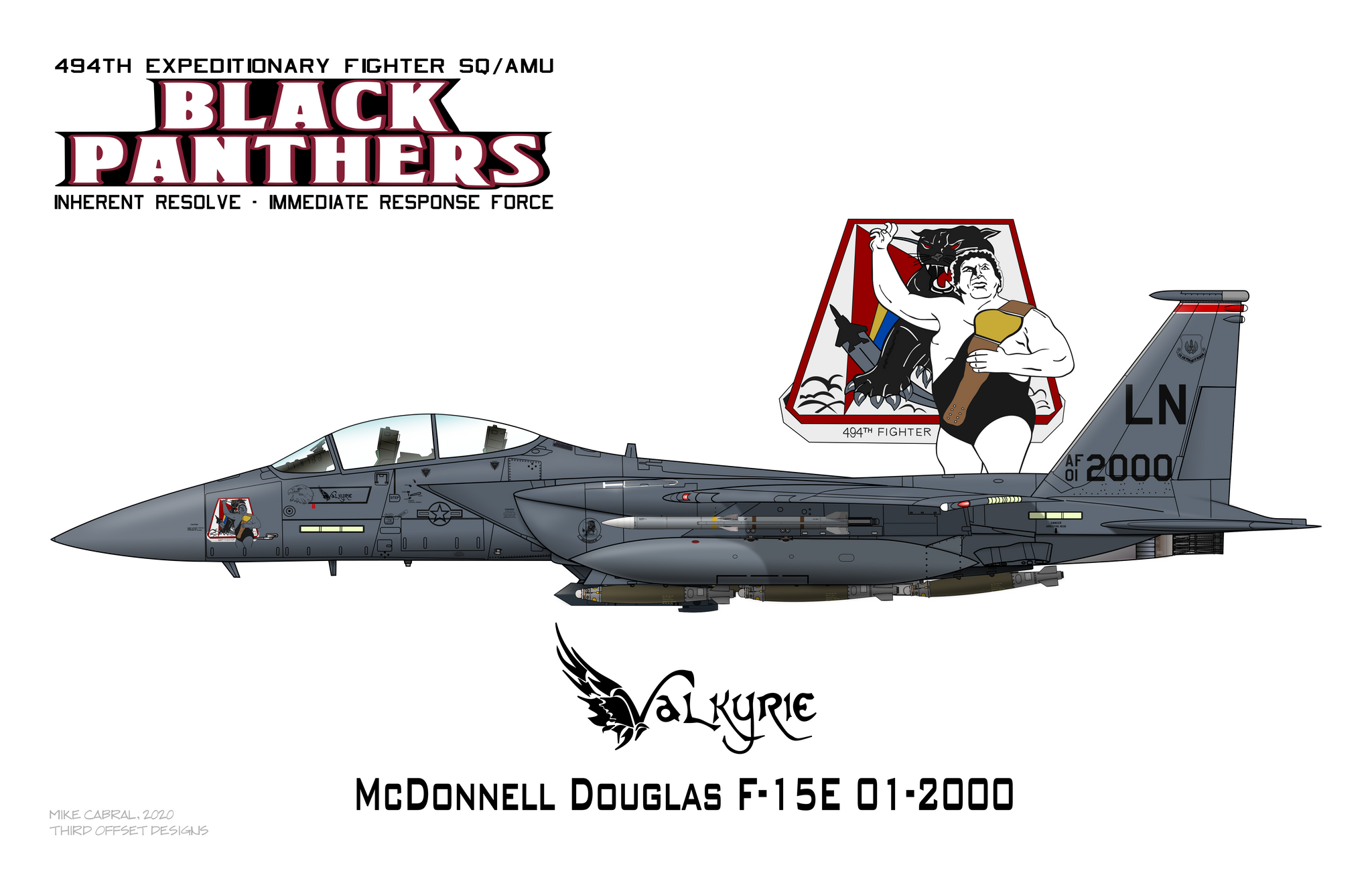 話題の人気 494th Fighter Squadron - OIR IRF maquette – Third Offset Designs ジャケット・アウター
