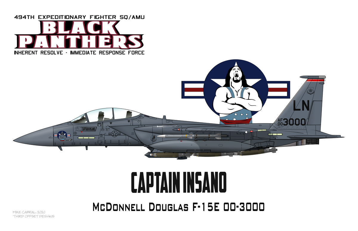 494th Fighter Squadron - OIR IRF maquette – Third Offset Designs