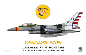 310th Fighter Squadron - Passionate Patsy