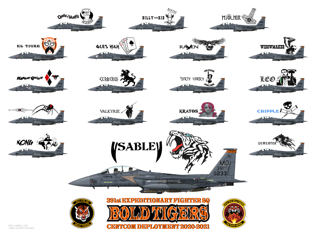 391EFS - Bold Tigers - 2020-2021 CENTCOM DEPLOYMENT