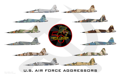 USAF F-5 Aggressors - 50th Anniversary