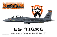 391st Bold Tigers - 2021 Maquette Print