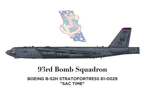 B-52H - 93rd BOMB SQ - 