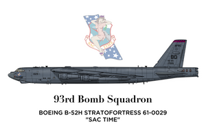 B-52H - 93rd BOMB SQ - "SAC TIME"