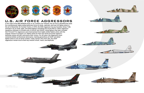 USAF Aggressors - 50th Anniversary (Maquette)