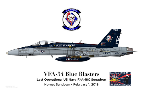 VFA-34 - Hornet Sundown