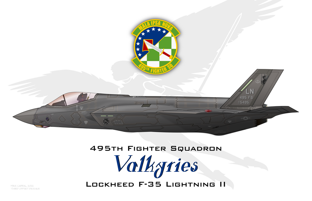 495th Fighter Squadron Flagship