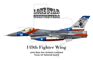 149FW F-16 "Lone Star Gunfighters"