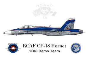 2018 RCAF CF-18 Demo - NORAD 60th Anniversary