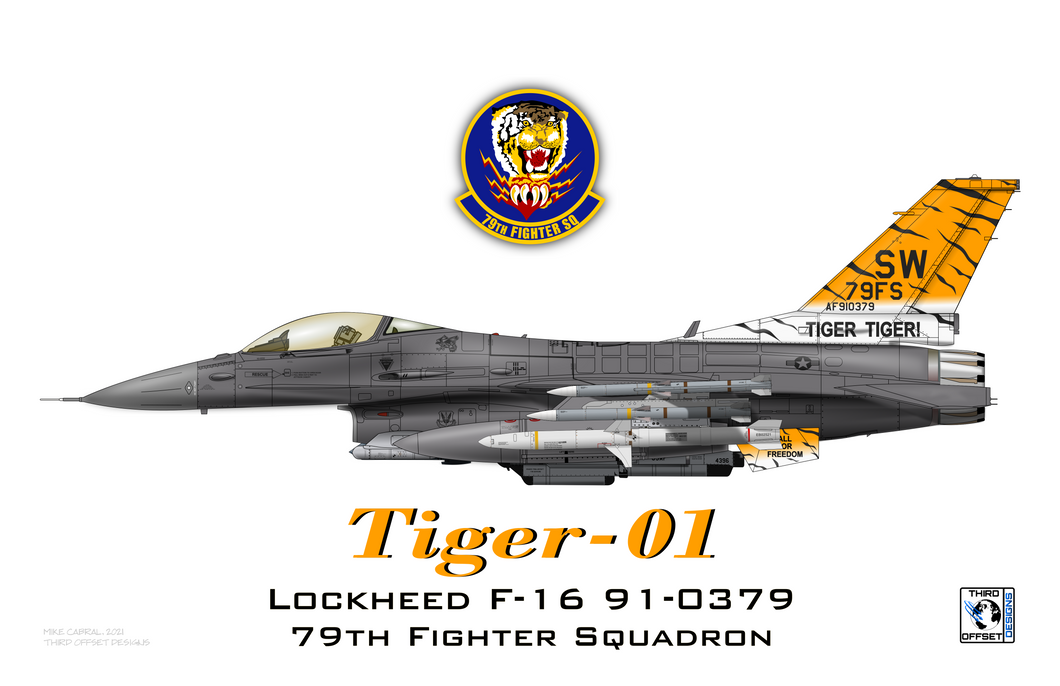 Tiger-01 - 79th Fighter Squadron Flagship